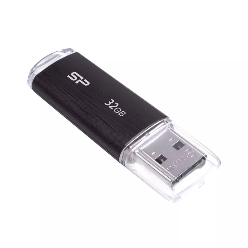SILICON POWER Ultima U02 - 32GB USB atmintukas - USB 2.0 - Juodas