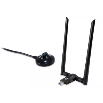 LevelOne WUA-1810E belaidis USB tinklo adapteris, AC1200, dviejų juostų, 1-13 kanalas