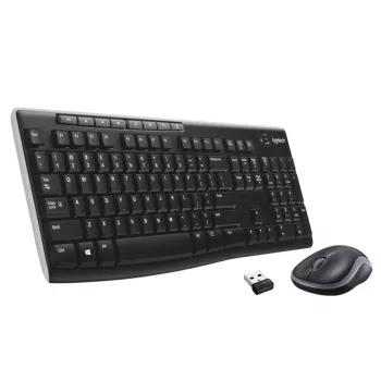 LOGITECH Wireless Desktop Mk270 - Qwertzu Swiss-Lux-lux belaidis klaviatūros ir pelės rinkinys