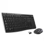 LOGITECH Wireless Desktop Mk270 - Qwertzu Swiss-Lux-lux belaidis klaviatūros ir pelės rinkinys