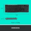 LOGITECH Wireless Desktop Mk270 - Qwertzu Swiss-Lux-lux belaidis klaviatūros ir pelės rinkinys