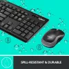 LOGITECH Wireless Desktop Mk270 - Qwertzu Swiss-Lux-lux belaidis klaviatūros ir pelės rinkinys