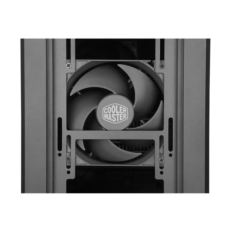 COOLER MASTER Silencio S400 Mini Tower korpusas juodas be stiklo