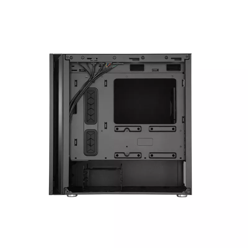 COOLER MASTER Silencio S400 Mini Tower korpusas juodas be stiklo