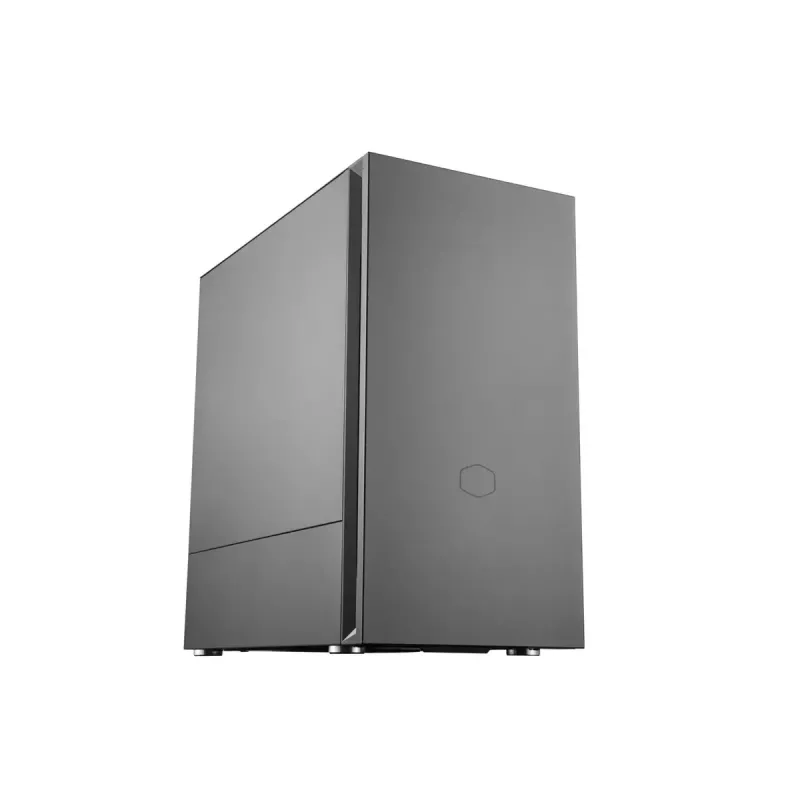 COOLER MASTER Silencio S400 Mini Tower korpusas juodas be stiklo