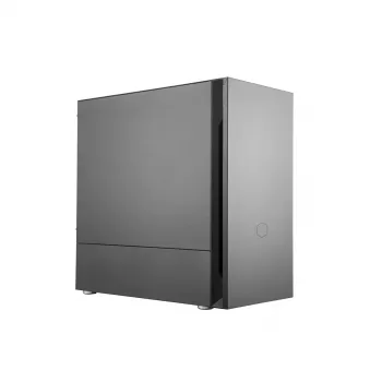 COOLER MASTER Silencio S400 Mini Tower korpusas juodas be stiklo