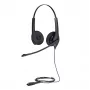 Jabra BIZ 1500 Duo QD EMEA, laidinis ausinių rinkinys biurui ir skambučių centrams, 20–4500 Hz, 74 g, juodos spalvos