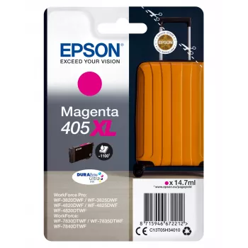 Epson 405XL DURABrite Ultra rašalo kasetė 1 vnt. Originali didelės talpos (XL) purpurinė