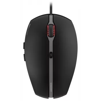 CHERRY GENTIX 4K laidinė pelė, juoda, USB, ambidekstrinė, optinė, 3600 DPI