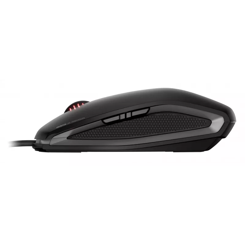 CHERRY GENTIX 4K laidinė pelė, juoda, USB, ambidekstrinė, optinė, 3600 DPI