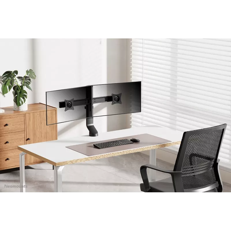 Dvigubas monitoriaus laikiklis Neomounts FPMA-D860DBLACK 10-27 colių