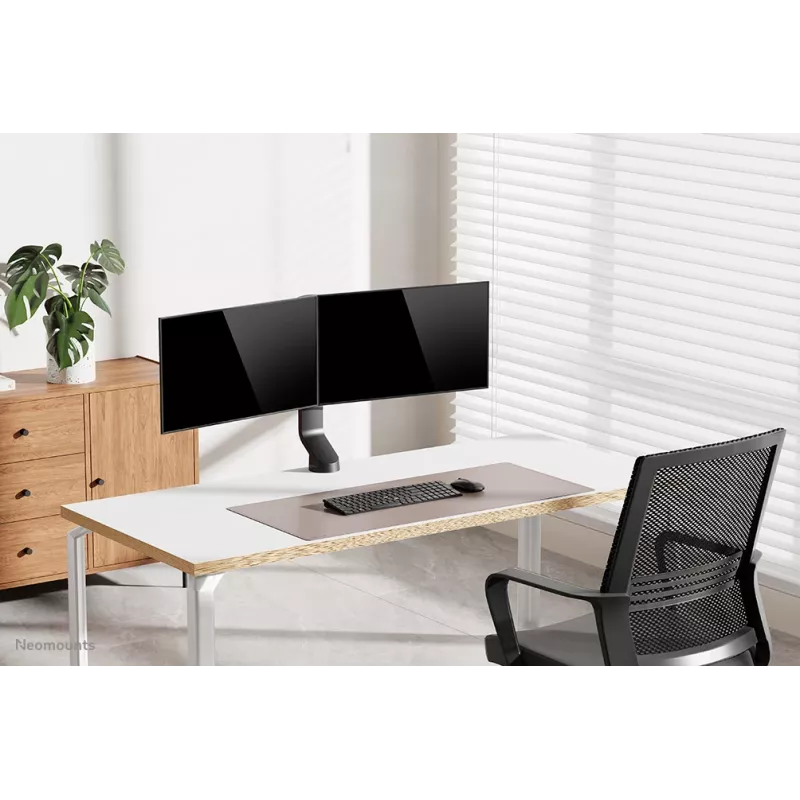 Dvigubas monitoriaus laikiklis Neomounts FPMA-D860DBLACK 10-27 colių