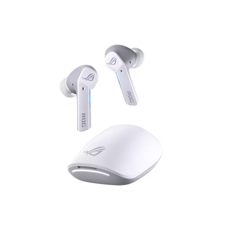 Ausinės ASUS ROG Cetra True Wireless Moonlight White belaidės TWS žaidimams