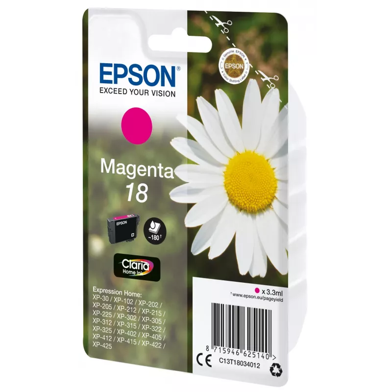 Epson Daisy Singlepack Magenta 18 Claria Home Ink kasetė
