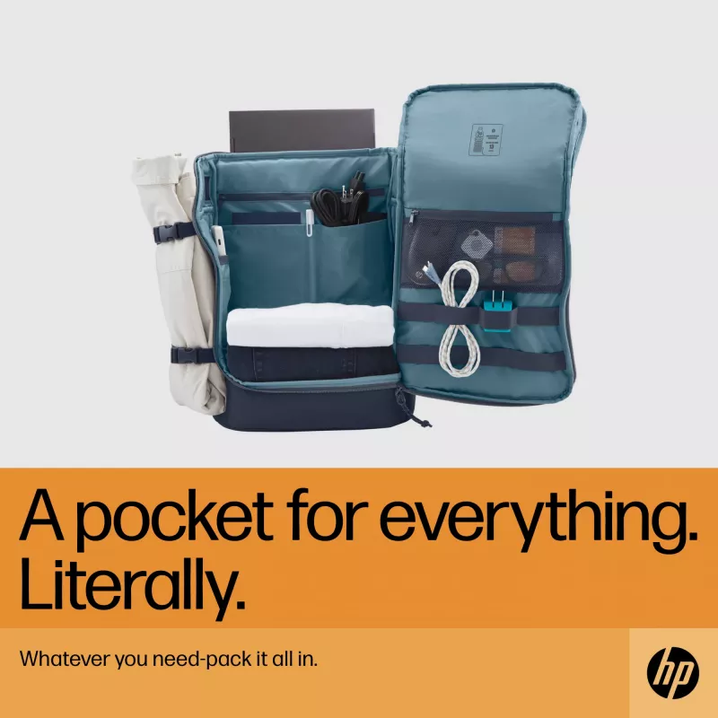 HP Travel 25 litrų 15.6 col. Iron Grey kuprinė nešiojamam kompiuteriui
