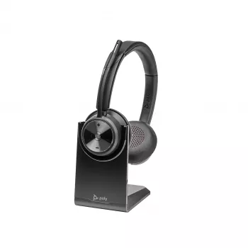 HP Poly Savi 7320 UC Stereo DECT belaidė ausinė su Microsoft Teams sertifikatu