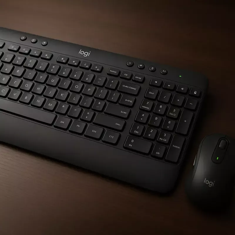 LOGITECH Signature Mk650 Combo For Business - Graphite - US International QWERTY belaidė klaviatūra ir pelė