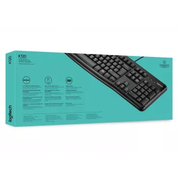 LOGITECH Klaviatūra K120 - Verslui Azerty Belgijos