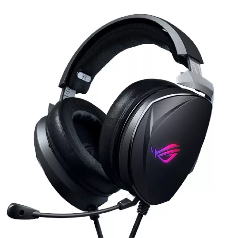 Ausinės ASUS ROG Theta 7.1, žaidimų, laidinės, USB-C, juodos