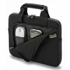 DICOTA Smart Skin – Dėklas nešiojamam kompiuteriui 12–12,5 col. – Juodas / Neoprenas su 100 % perdirbto audinio paviršiumi