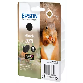 Epson 378 Claria Photo HD kasetė juoda, standartinė talpa, 5,5 ml, 1 vnt., 240 puslapių
