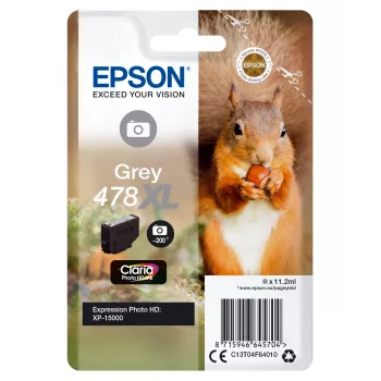 Epson 478XL Claria Photo HD rašalinė kasetė, pilka, didelės talpos