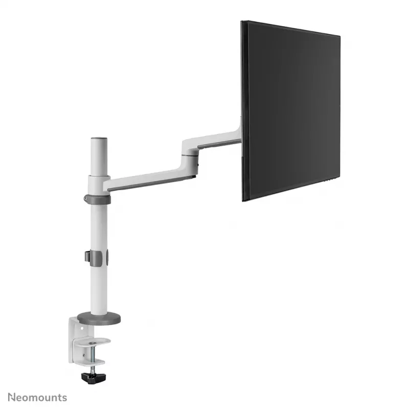 Neomounts DS60-425WH1 Monitorio laikiklis 17-27 colių - taupantis vietą, spaustuvas/įvorė, 8 kg, 43,2 cm (17 col.), 68,6 cm (27 col.), 100 x 100 mm, Baltas