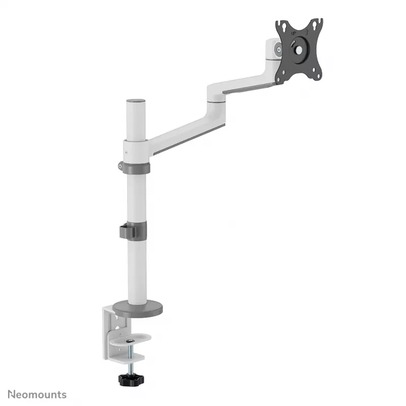 Neomounts DS60-425WH1 Monitorio laikiklis 17-27 colių - taupantis vietą, spaustuvas/įvorė, 8 kg, 43,2 cm (17 col.), 68,6 cm (27 col.), 100 x 100 mm, Baltas