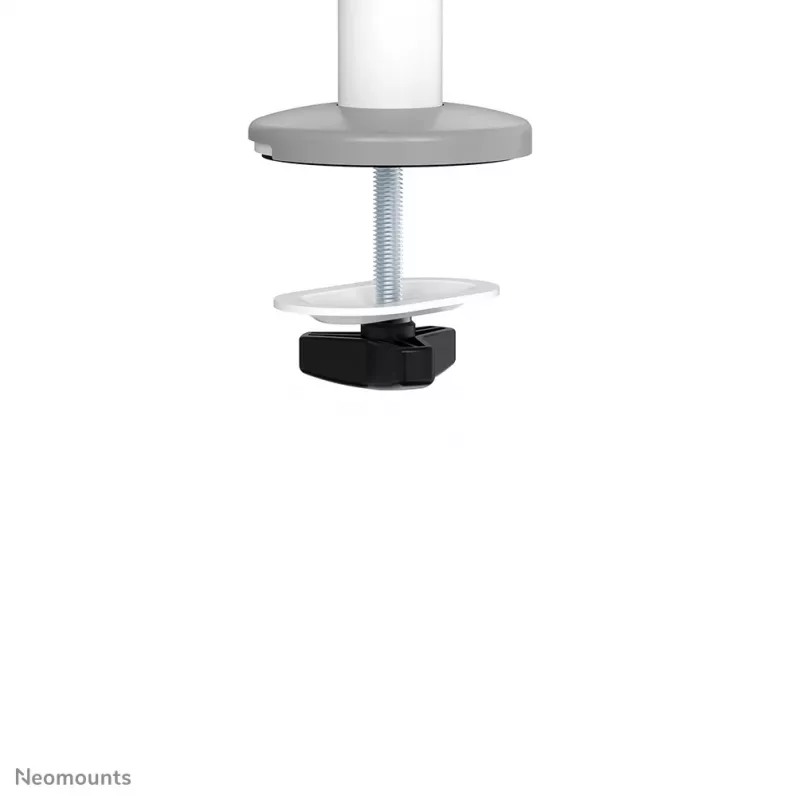 Neomounts DS60-425WH1 Monitorio laikiklis 17-27 colių - taupantis vietą, spaustuvas/įvorė, 8 kg, 43,2 cm (17 col.), 68,6 cm (27 col.), 100 x 100 mm, Baltas