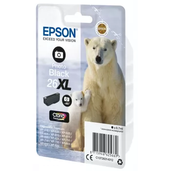Epson Polar bear Singlepack Photo Black 26XL Claria Premium rašalas