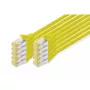 DIGITUS Patch kabelis CAT6a S/FTP 1 m geltonas 10 vnt. pakuotėje