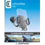 Cellularline Hug Flexi – universalus automobilinis laikiklis telefonui su siurbtuku