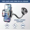 Cellularline Hug Flexi – universalus automobilinis laikiklis telefonui su siurbtuku