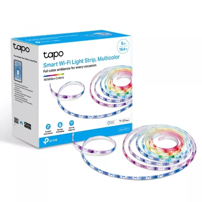 TP-Link Tapo L920-5 išmani LED juostelė, RGBIC, 5 m, balta