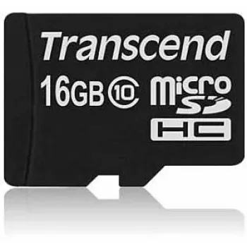 „Transcend“ 16 GB „MicroSDHC“ „Class 10“ atminties kortelė TS16GUSDC10