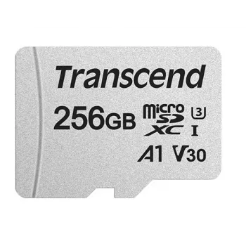 TRANSCEND Micro SDXC kortelė 300S 256GB UHS-I U3 su adapteriu