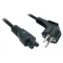 Lindy 2m, CEE 7/7 - IEC 320 C5 juodas maitinimo laidas