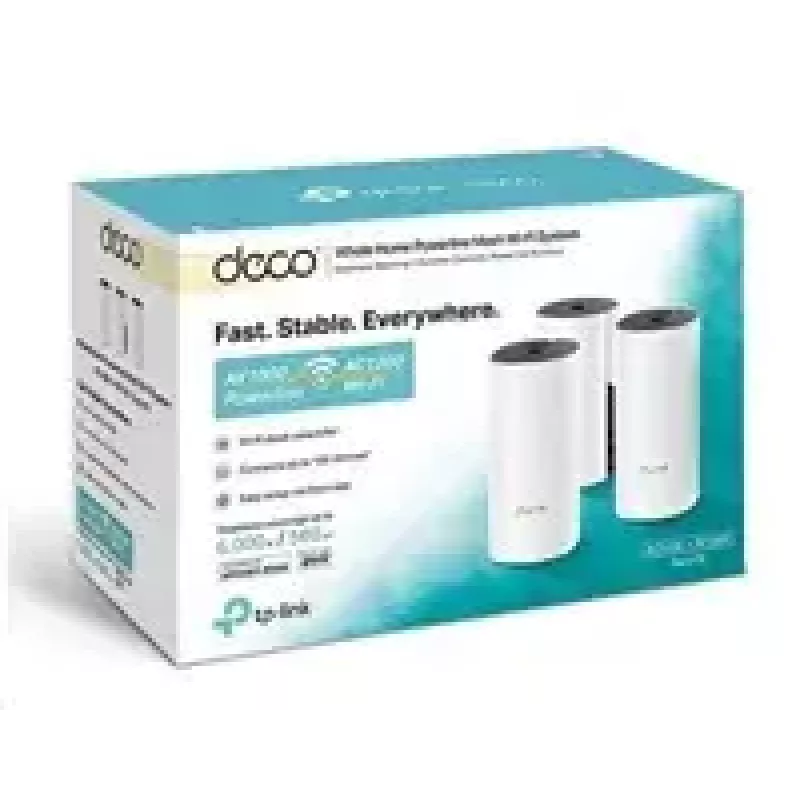 TP-Link AC1200 + AV1000 Viso namo hibridinė tinklo sistema „Mesh Wi-Fi“ 3 vnt.