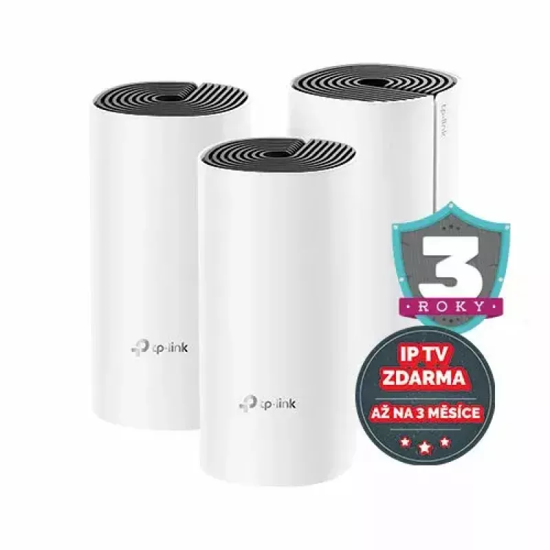 TP-Link AC1200 + AV1000 Viso namo hibridinė tinklo sistema „Mesh Wi-Fi“ 3 vnt.