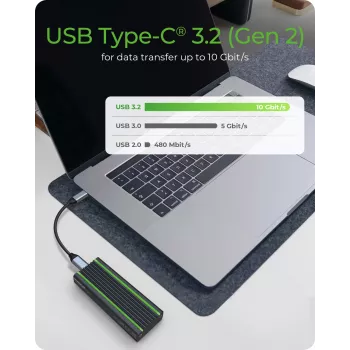 ICY BOX IB-1824ML-C31 SSD dėklas M.2 juodas
