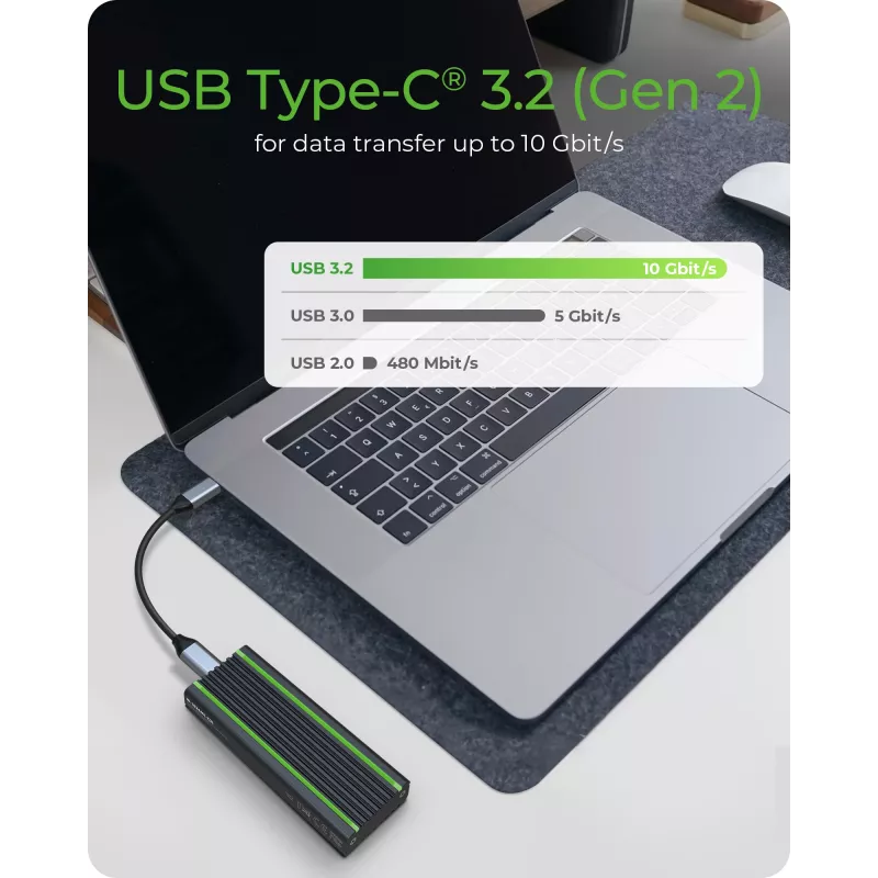 ICY BOX IB-1824ML-C31 SSD dėklas M.2 juodas