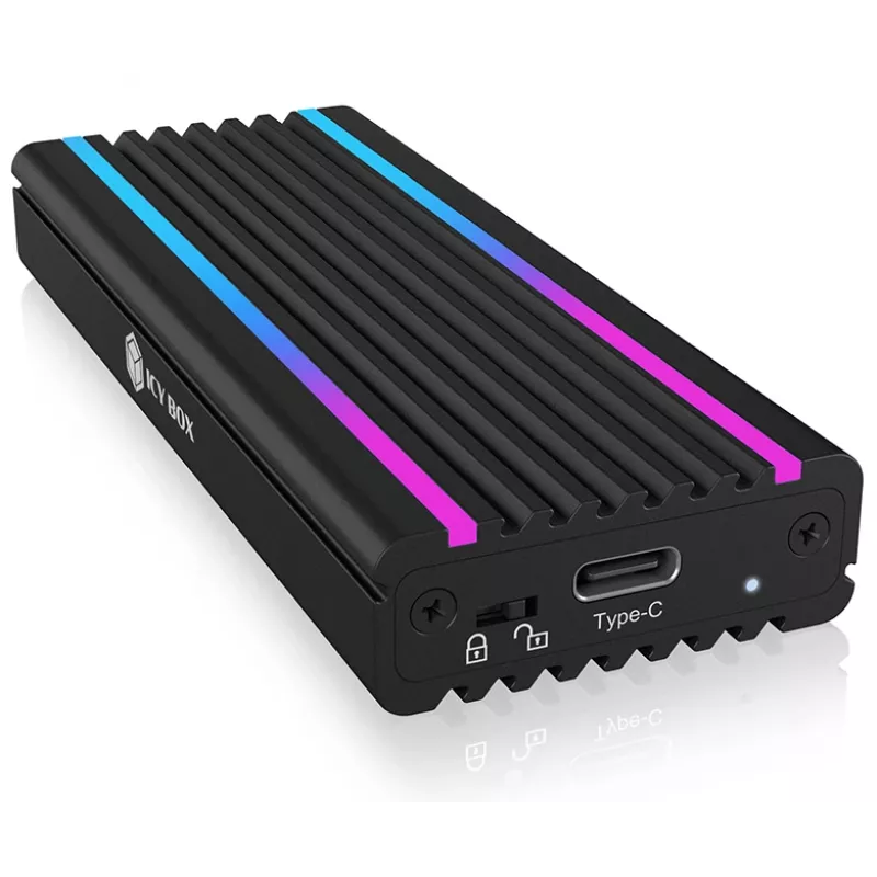 ICY BOX IB-1824ML-C31 SSD dėklas M.2 juodas