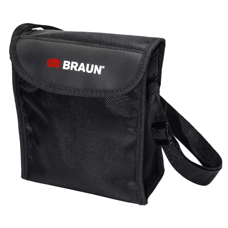 Braun Compagno 8x34 WP žiūronai BAK-4 Roof juodi