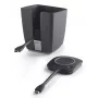Barco ClickShare padėklas su 2 USB-C mygtukais, juoda spalva, laidinis, stalo jungtis