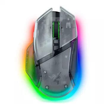 Pelės kilimėlis Razer Basilisk V3 Pro 35K Phantom White Edition – optimizuotas optinėms ir lazerinėms pelėms
