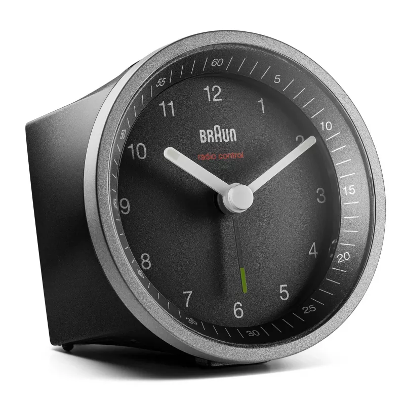 Braun BC07 radijo bangomis valdomas kvarcinis žadintuvas juodas