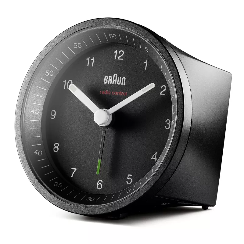 Braun BC07 radijo bangomis valdomas kvarcinis žadintuvas juodas