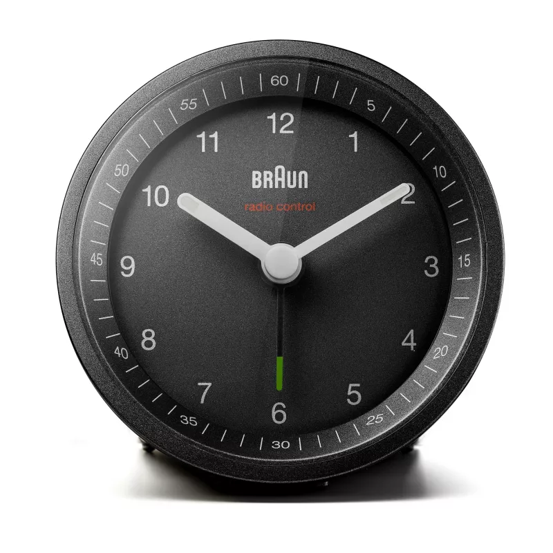 Braun BC07 radijo bangomis valdomas kvarcinis žadintuvas juodas