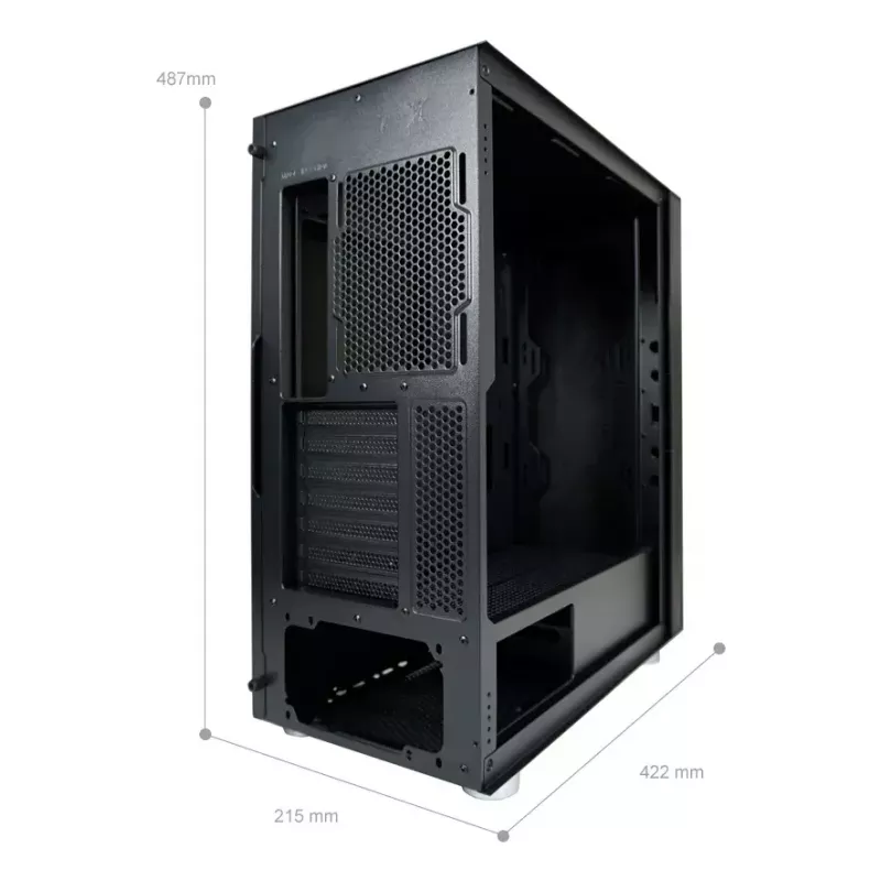 Kompjuterio korpusas LC-Power LC-8000B-ON Midi Tower juodas