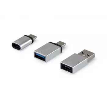 Equip USB-C OTG adapterių rinkinys, 3 vienetai, USB C, USB C, USB A, USB A, Micro-USB, USB C, sidabrinė